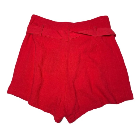 Chaser Red Belted Shorts - Picture 4 of 4